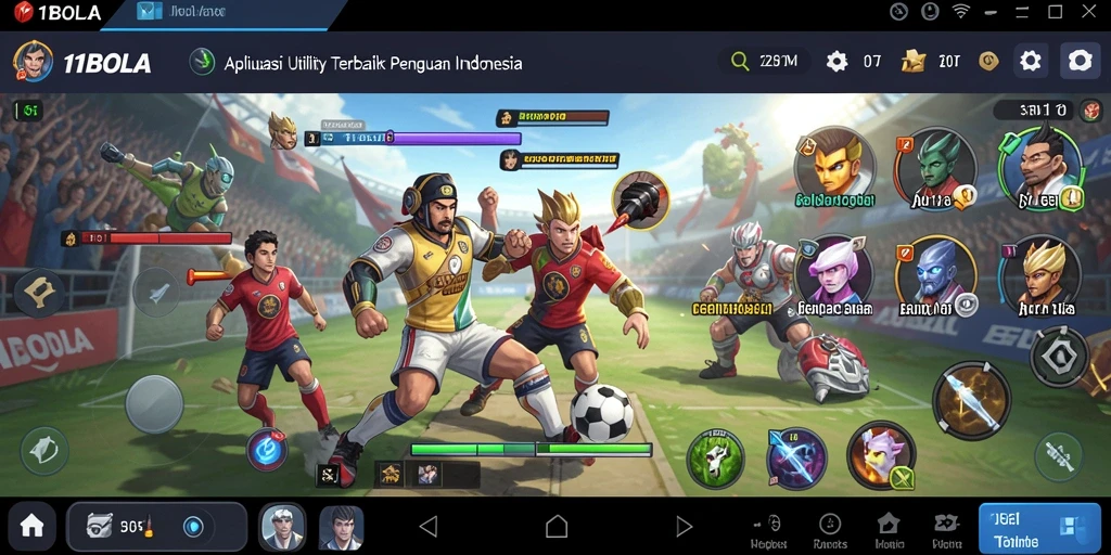 Tampilan antarmuka <strong>11BOLA</strong> yang intuitif dan menarik untuk pengguna.