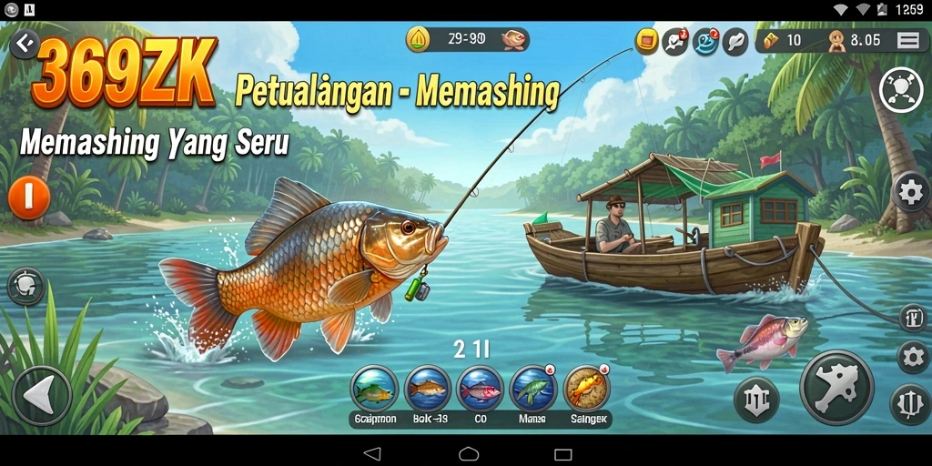 Tangkapan ikan yang menarik di game 369ZK.