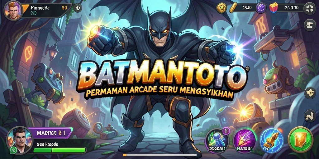 Screenshot utama BATMANTOTO menampilkan gameplay Arcade yang seru dan menantang.