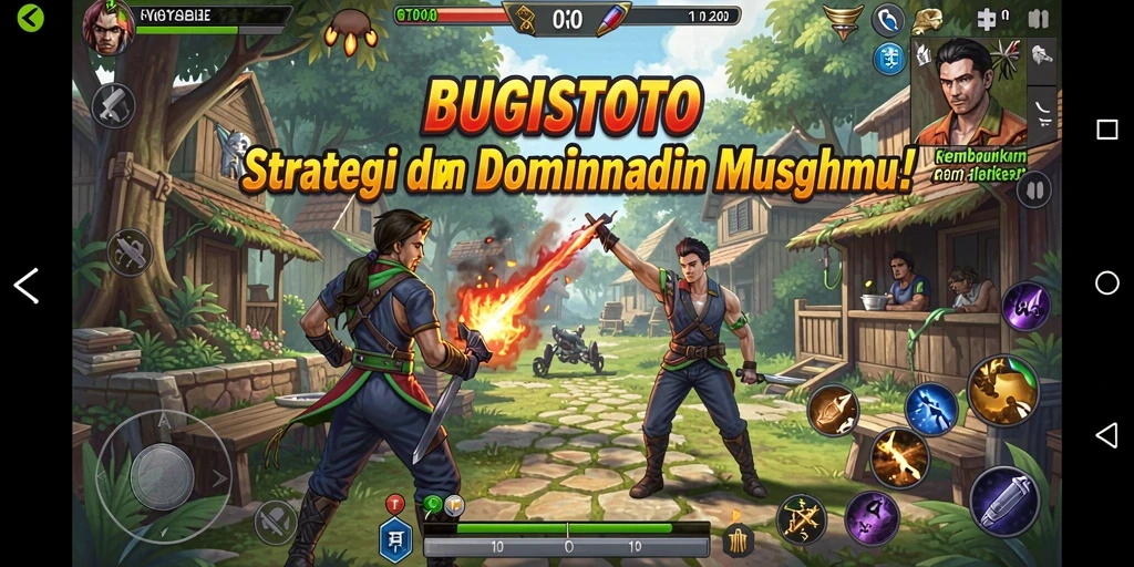 Tampilan strategis dalam gameplay BUGISTOTO yang menegangkan.