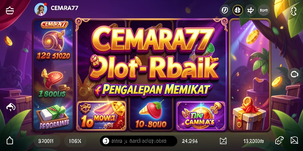 Gameplay seru CEMARA77 di dunia Slot.