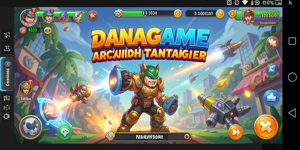 Tampilan gameplay seru dan menantang dari DANAGAME.