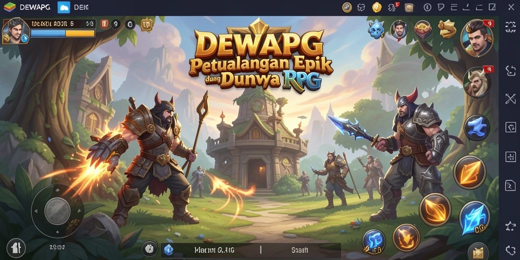 Tampilan gameplay DEWAPG yang mengasyikkan dan interaktif.
