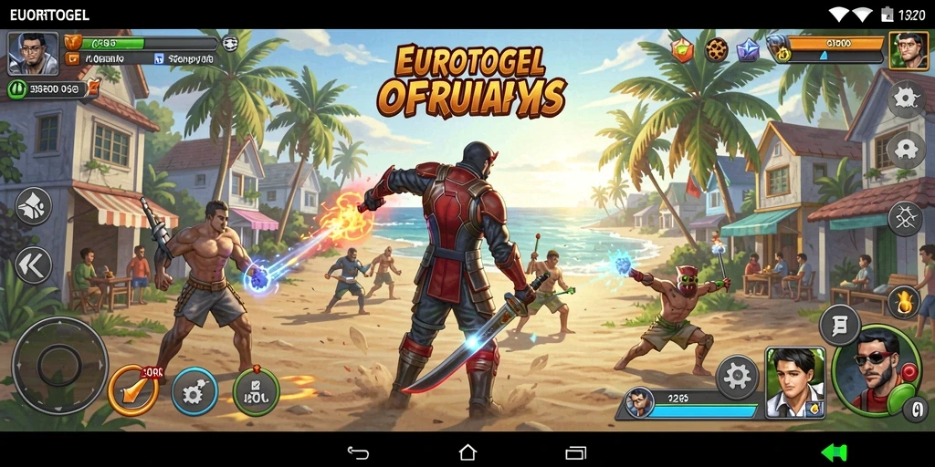Tampilan antarmuka pengguna EUROTOGEL yang intuitif dan informatif.