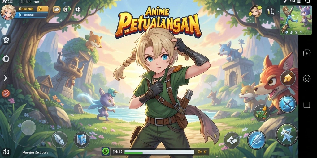 Tampilan gameplay FO8 yang menggugah selera anime.