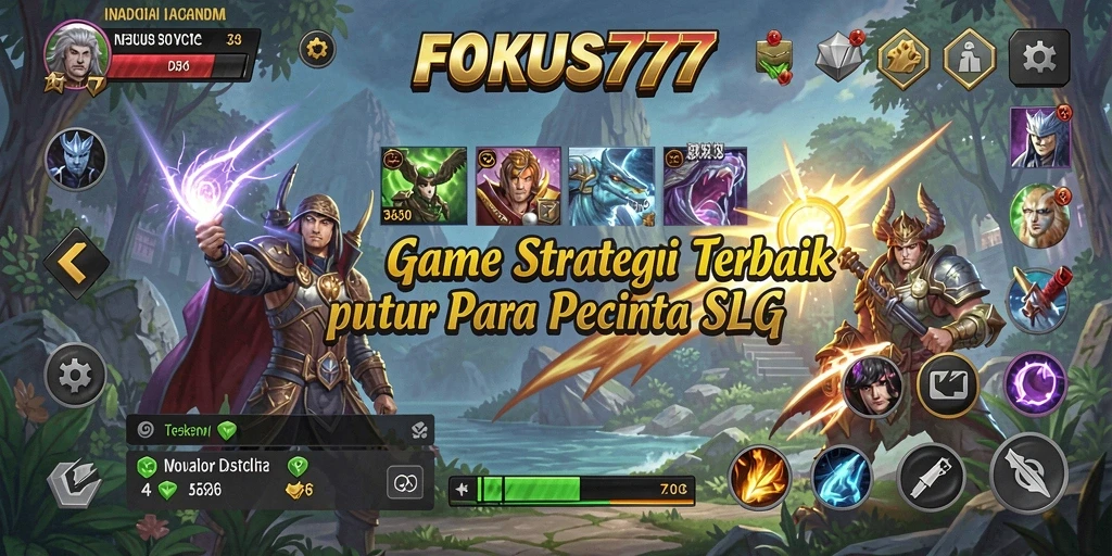 Tangkapan layar FOKUS777 menunjukkan momen strategis dalam gameplay.