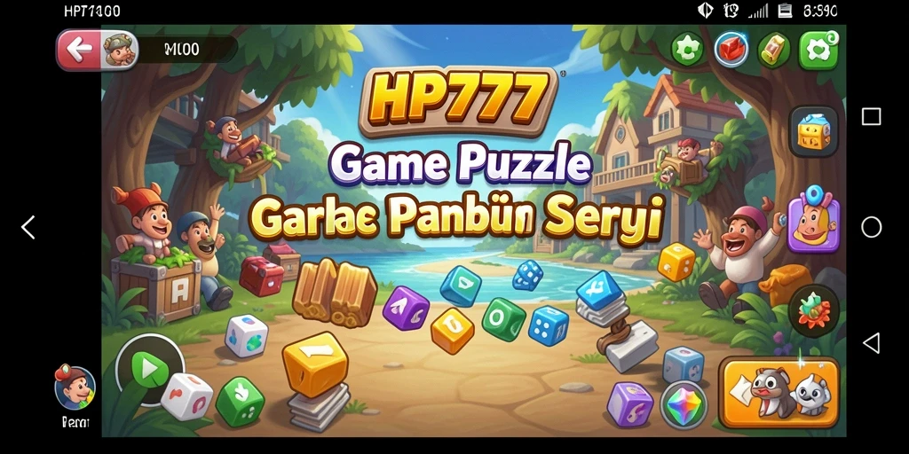 Screenshot gameplay HP777 menampilkan serunya teka-teki yang menantang.
