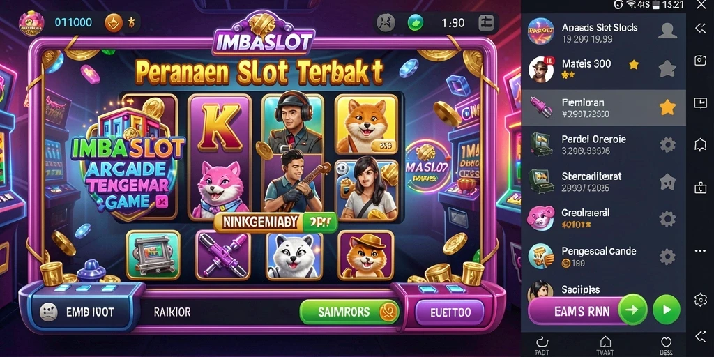 Screenshot gameplay <strong>IMBASLOT</strong> menampilkan keseruan bermain slot.
