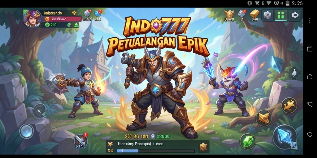 Tampilan menakjubkan dari gameplay RPG di INDO777.