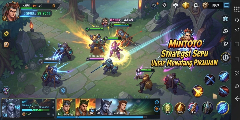 Tampilan gameplay MINTOTO yang seru dan penuh strategi.