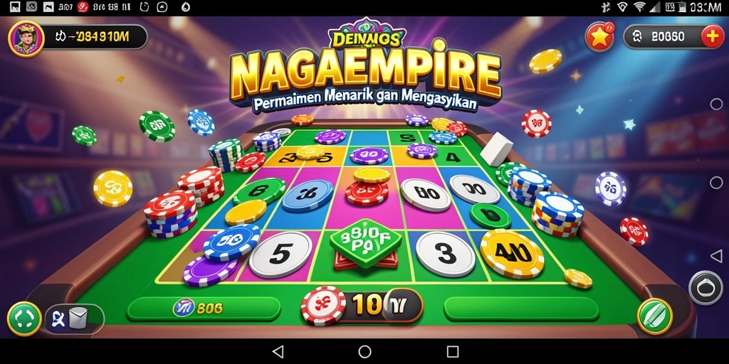 Gambar gameplay menarik dari NAGAEMPIRE saat bermain Bingo.