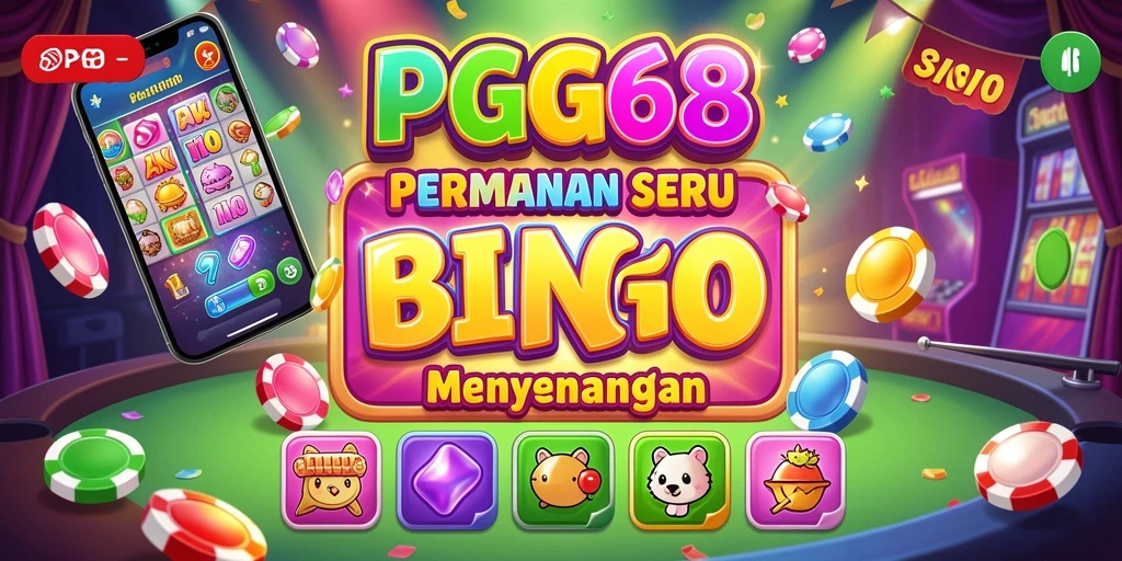 Tampilan gameplay PGG68 yang menarik dan seru saat bermain Bingo.