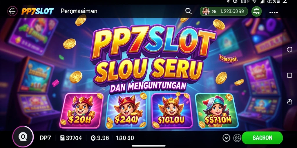 Tampilan gameplay Slot yang menarik dan interaktif di PP7SLOT.