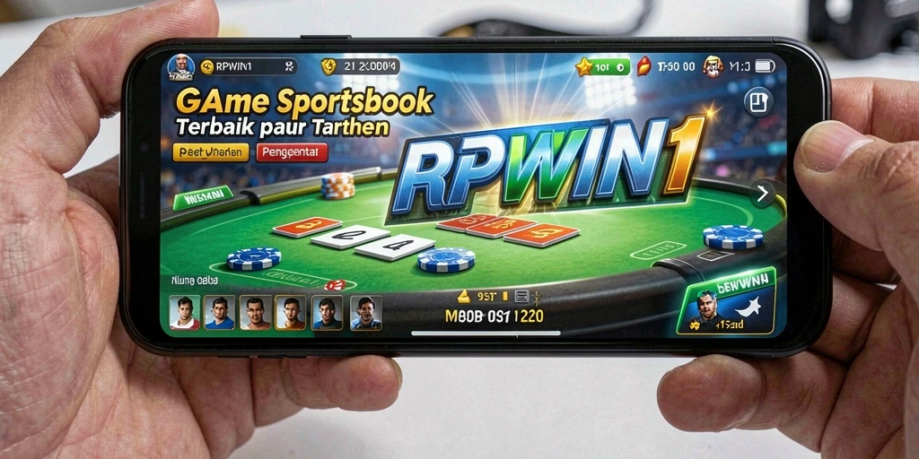 Tampilan utama RPWIN1 yang menarik dengan fitur taruhan olahraga.