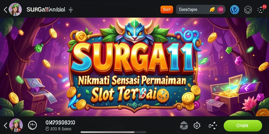 Tampilan gameplay yang seru dan menarik di SURGA11.