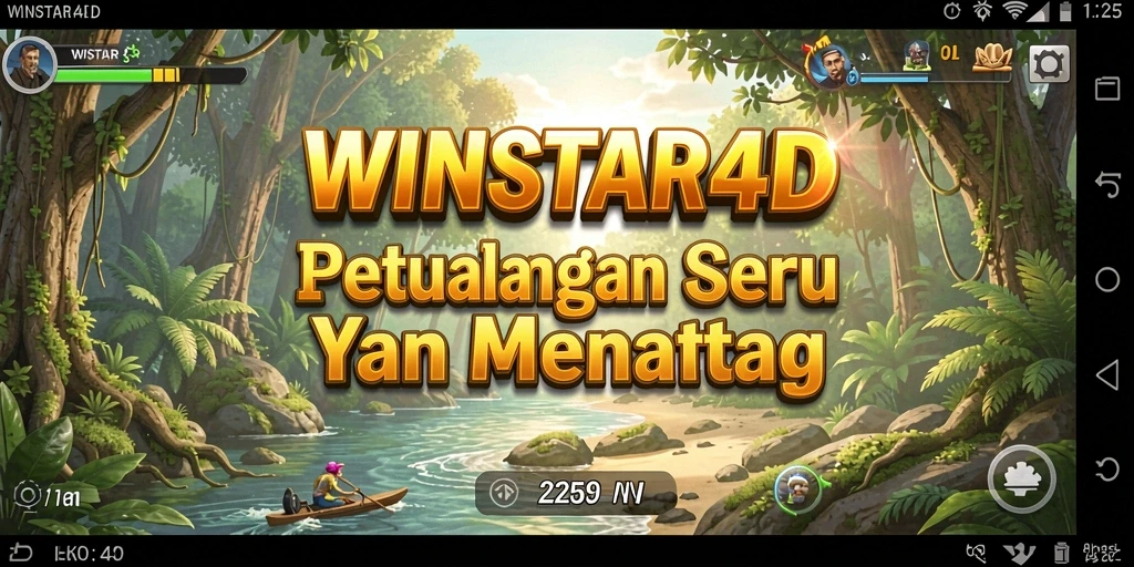 Tangkapan layar WINSTAR4D menunjukkan petualangan epik dan menawan.